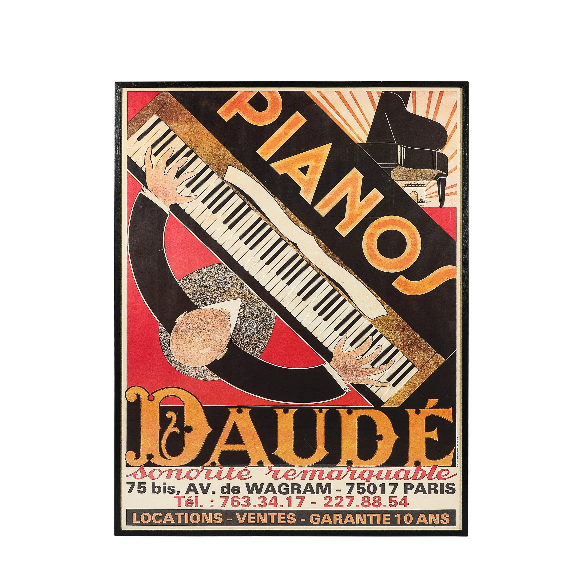 Art Deco Lithograph Posted Entitled 